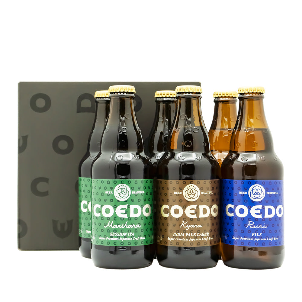 川越クラフトビールCOEDO　ブルワリー 看板3種飲み比べ