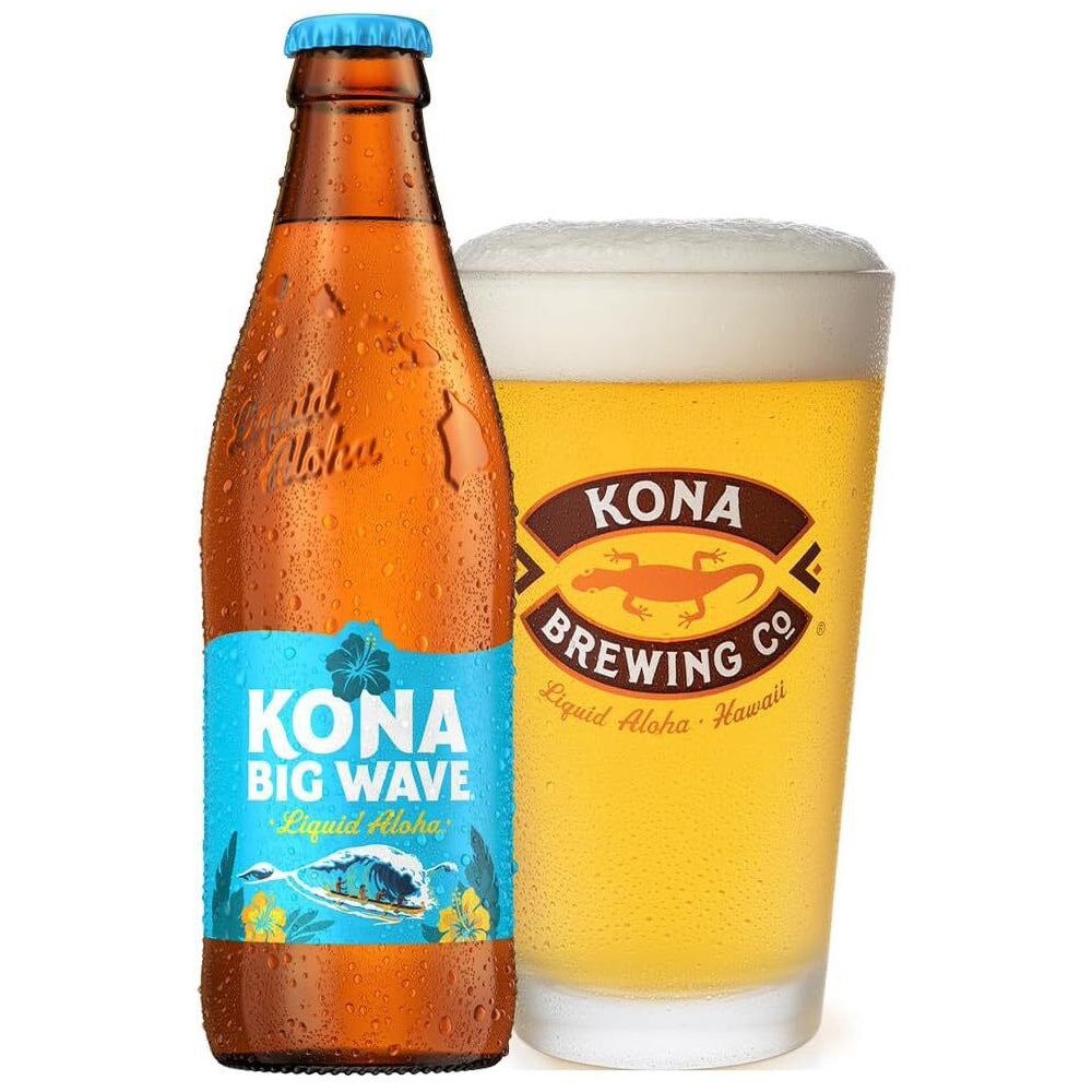 ハワイクラフトビール コナビール 2種飲み比べ(ビッグウェーブ&ロングボードアイランド 各1本)瓶355ml