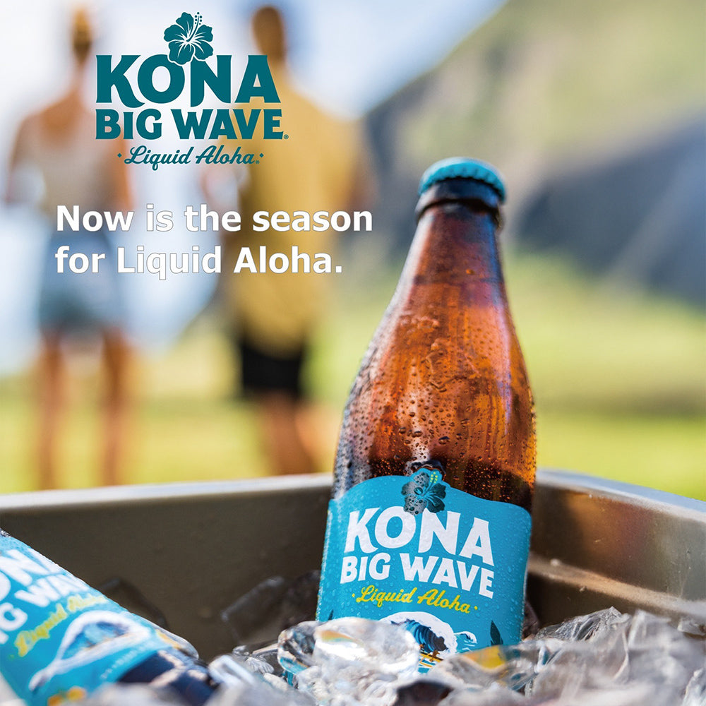 ハワイクラフトビール コナビール 2種飲み比べ(ビッグウェーブ&ロングボードアイランド 各2本)瓶355ml