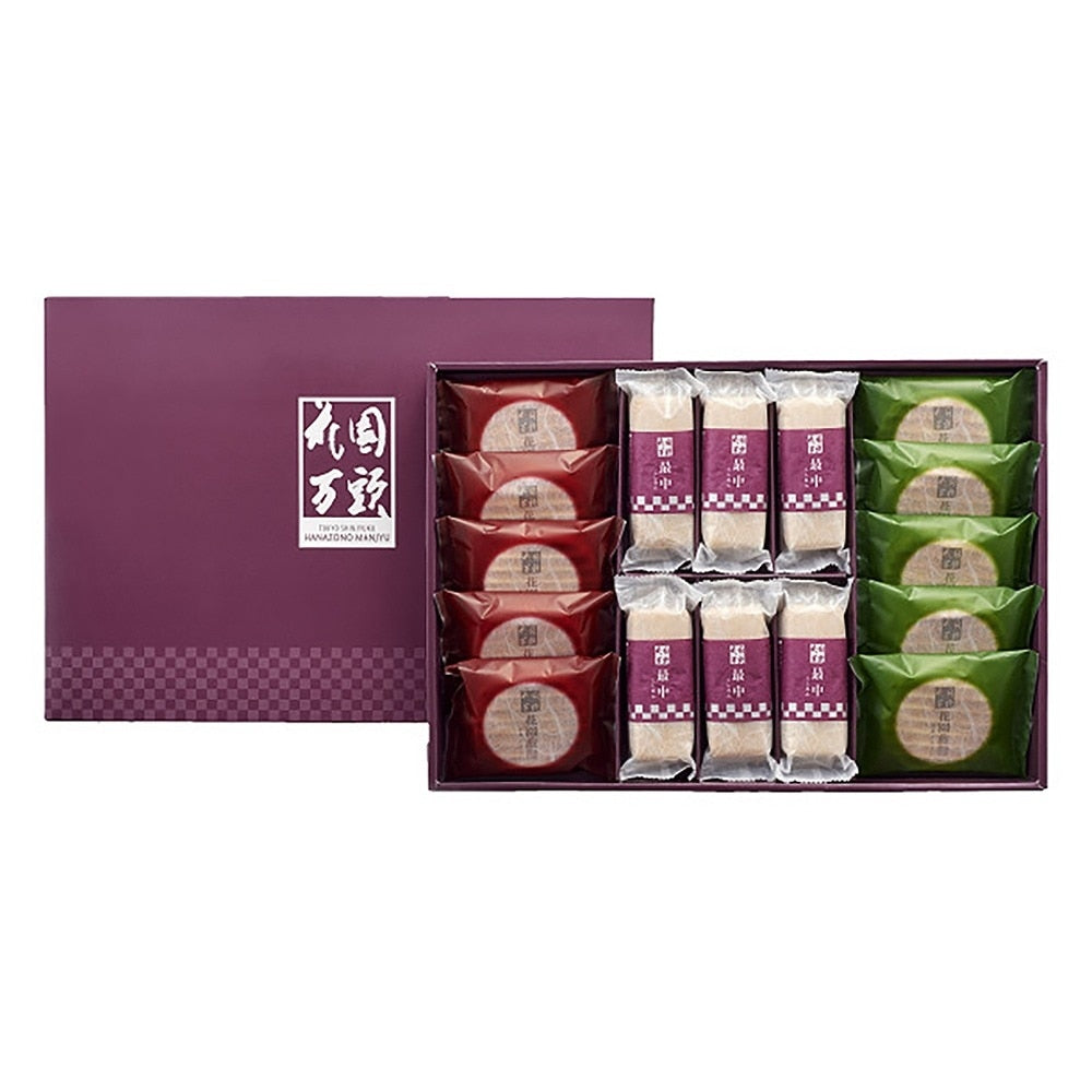 東京・新宿 「花園万頭」花園最中＆煎餅詰合せ