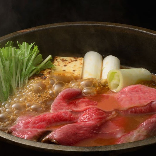 山形　創業大正12年「米沢牛 黄木」　米沢牛肩すき焼用