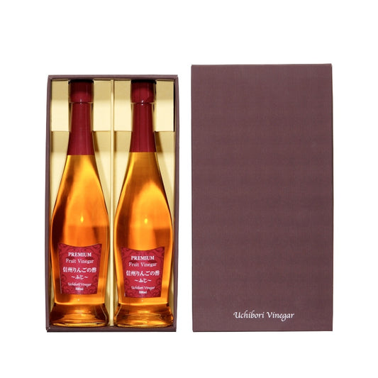 プレミアムフルーツビネガー信州りんごの酢(ふじ)(500ml×2本)